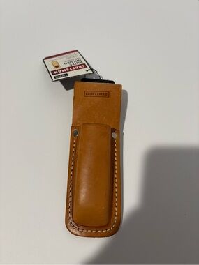 Craftsman Saddle Leather Knife Holder / Sheath (#940491) - New